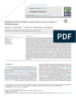 Mapping Terrestrial Mammals in China Based On Species Richness of