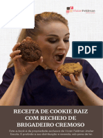 Receita de Cookie Raiz Com Recheio de Brigadeiro Cremosoda Vivian Feldman