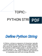 Python String 1