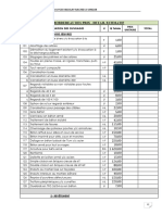 Bordereau Des Prix - Detail Estimatif: #Désignation Des Ouvrages U Q Totale Prix Unitaire Total 1 - Uvres