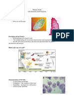 BIO CHEM - Cell Parts and Functions