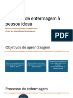 Consulta de Enfermagem A Pessoa Idosa