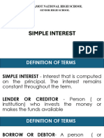 Lesson 1 Simple and Compound Interest