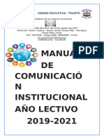 Manual de Comunicacion Institucional