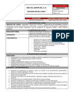 HDS-DC-RH-27 Coordinador de Coiled Tubing