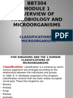 Micbio Module 1 - 3.classification of Microorganisms