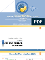 5 Object Oriented and Graphical User Interface