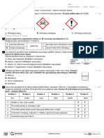 Substancje I Ich Przemiany - Zadania Zamknięte (Kopia) Test (Z Widoczną Punktacją)