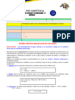 Ficha de Comp #03 y 04 - V Unid - Cinetica Molecular - 4° - Sec - Quimica