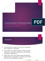 IEEE754 Floating Point Standard Presentation Detailed