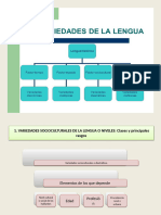 Variedades Sociales y Situacionales