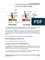 TIG and MIG Welding