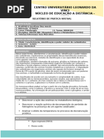 Caracterização, Indentificação e Poder Redutor de Carboidratos