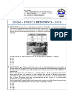 Enem - Corpos Redondos - 2024