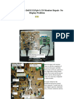 How To Repair Dell E151Fpb LCD Monitor Repair - No Display Problem)