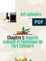 Cours Arts Culinaires 1