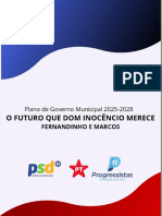 Plano de Governo Do Fernandinho - Ultimo Concluído