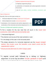 ROUTE Lecture 02. Concepts of Route Alignment in Highway Engineering Design Principles