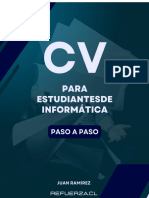 CV para Estudiantes de Programacion Refuerzaa CL