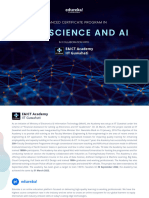 EICT Academy IITG - Advanced Certificate Program in Data Science and AI - Brochure