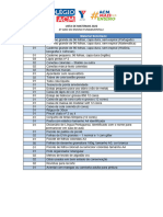 LISTA DE MATERIAIS 4º Ano FUND I