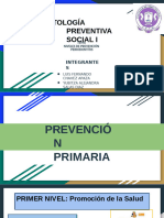 Niveles de Prevención111