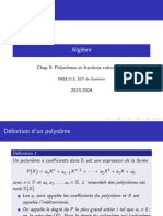 Chap5 Polynômes. Et Fractions Rationnelles