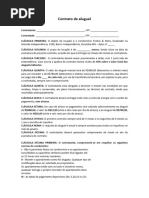 Contrato de Aluguel - 2024