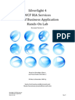 Siverlight 4 RIA Services LOB HOL Manual