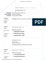 Cuestionario. Actividad Formativa 7. Introducing Ourselves