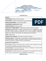 Plano de Aula - Sistema Músculo-Esquelético - BAFEC