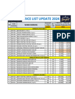 Pricelist Kanzler