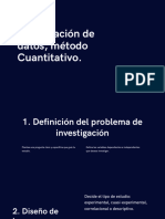 Recopilación de Datos, Método Cuantitativo. - Presentación