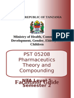 PST05208 Pharmaceutics Theory & Compounding