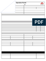 Cradle Operation Permit