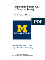 CBT - Anxiety - Patient Manual