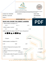 Grade 4 Worksheet 3 Semester 1