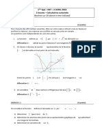 1ere Spe Dst3 02042022 Avec Corrige