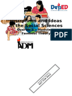 SDOQUEZON ADM SHS11 HUMSS DISS Module9 Feminist Theory