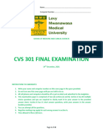 CVS 301 Final Exam Paper 2020-1