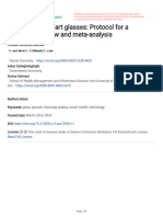 Outcomes of Smart Glasses Protocol For A Systemati