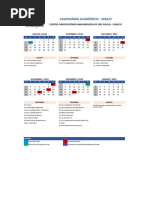 Calendário Acadêmico 24.2 - CENTRO UNIVERSITÁRIO ANHANGUERA DE SÃO PAULO - OSASCO