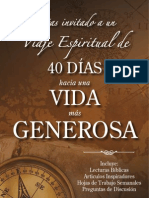 40 Dias Hacia Una Vida Mas Generosa