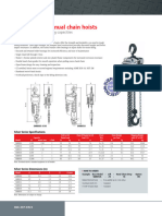 Ingersoll Rand SMB 050 ManualHoist - Catalog - 01232014