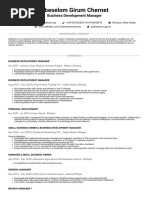 BDM Resume