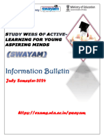 Ib Swayam July 2024 Semester