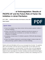 The Next Wave of Anticoagulation - Results of PACIFIC-AF and The Future Role of F