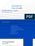 Scaling Data Science and Enterprise AI With A Semantic Layer