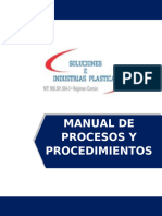 Manual de Procesos y Procedimientos - Soluciones Plasticas