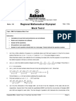 RMO Mock Test 2